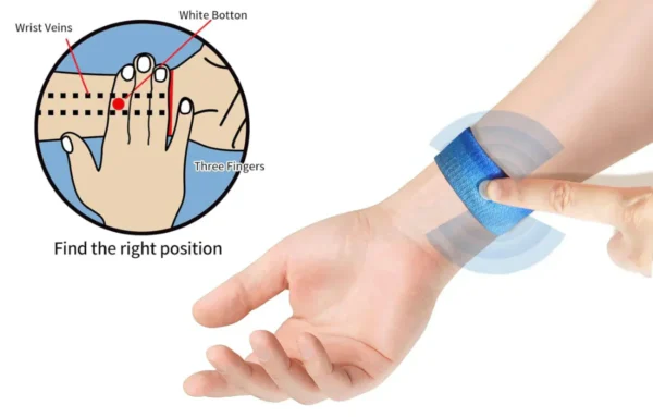 Sugar Control Wristband (Black Color) | (Buy 1 get 1 free) - Image 4
