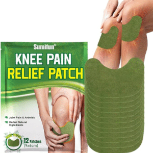 Knee Pain Relief Patch, Warming Herbal Plaster Pain Patches-For Joint Pain Relief, Arthritis, Sprains,Knee pain.