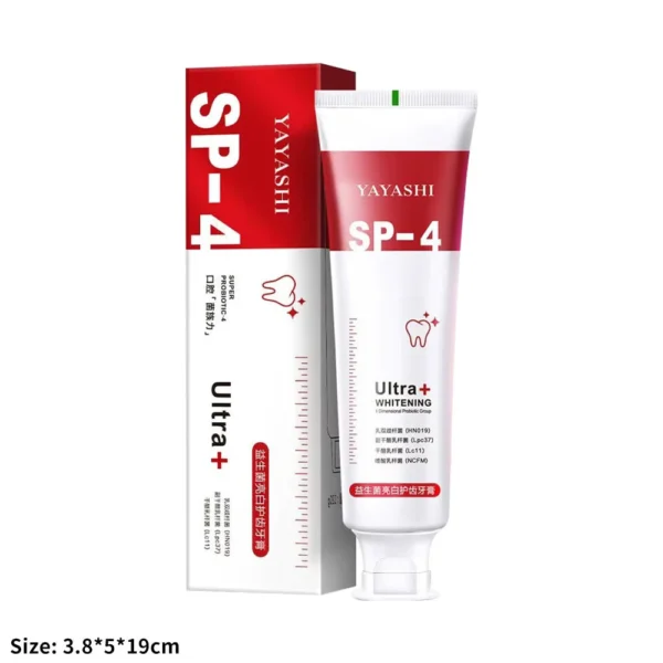 Yayashi SP4 Oral Care Probiotic Whitening Toothpaste 120g - Image 16