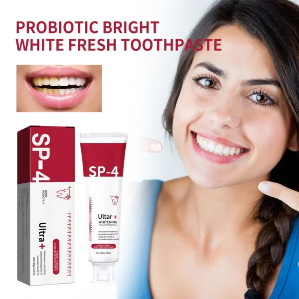 Yayashi SP4 Oral Care Probiotic Whitening Toothpaste 120g - Image 3