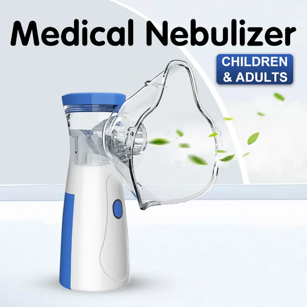 Portable Mesh Nebulizer Machine – For Asthma, Cough & Cold Relief | Easy Breathing for Kids & Adults