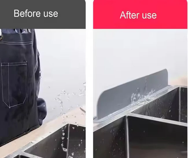 Silicone Sink Water Splash Guard - Image 4