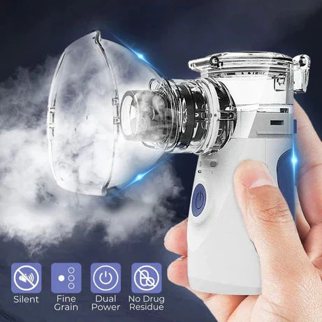 Portable Mesh Nebulizer Machine – For Asthma, Cough & Cold Relief | Easy Breathing for Kids & Adults - Image 4