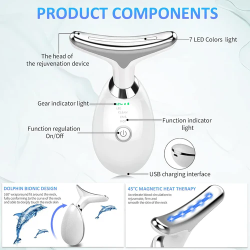 Premium Face Massager Beauty Machine, Double Chin Therapy Facial Lifting Massager - Image 6