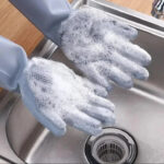 Multipurpose Silicone Cleaning Gloves for Dishwashing, Car Wash, Kitchen and Bathroom