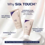 Flicka Silk Touch 3 in 1 Moisturizer and Primer for Face | Long-Lasting, Flawless and Dewy Makeup Base | Pore Minimizer | All Skin Types