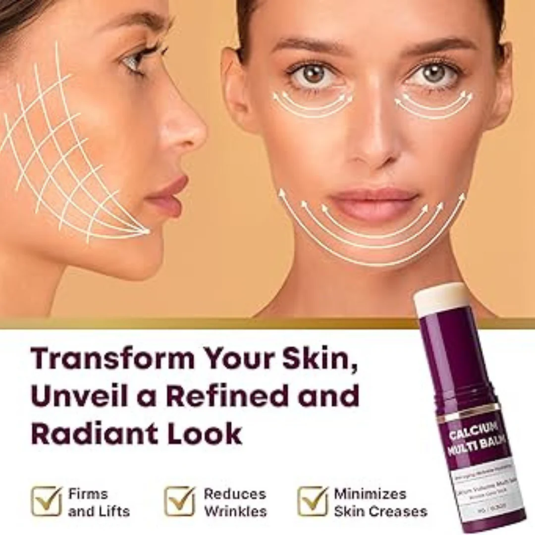 Calcium & Collagen Balm Stick | Remove Wrinkles, Smile Lines & Gives Hydration & Glow - Image 5