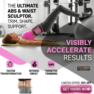 Adjustable Waist Trimmer Belt for Belly Fat & Back Support