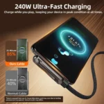 240W ( 2 In 1 Type C Fast Charging Cable+ Mobile Stand )