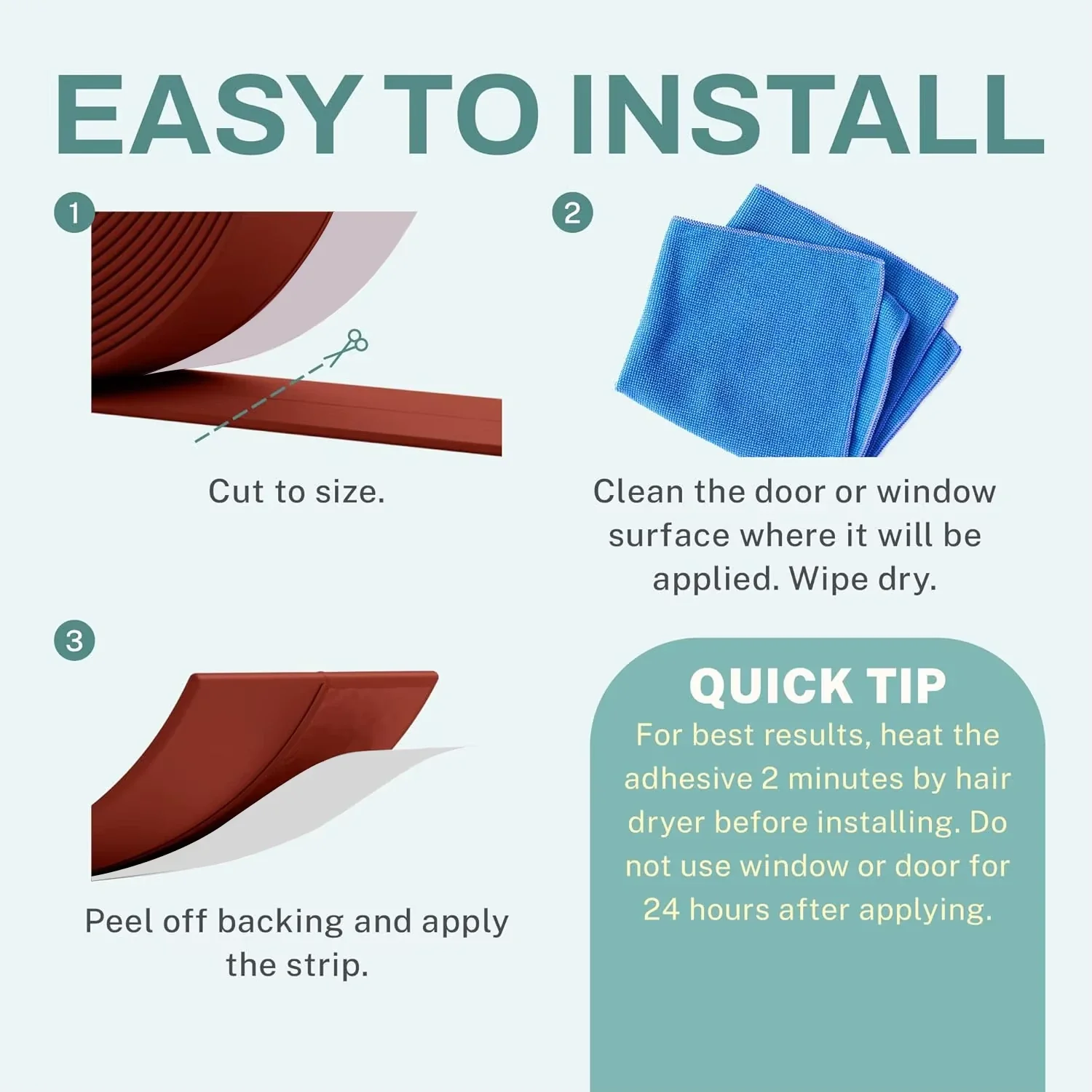 DOOR SEALING TAPE | 5 METER | 10 METER - Image 2