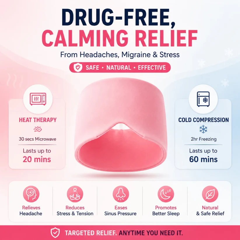 Migraine Pain Relief Cap – Hot & Cold Therapy Headache Relief Solution - Image 6