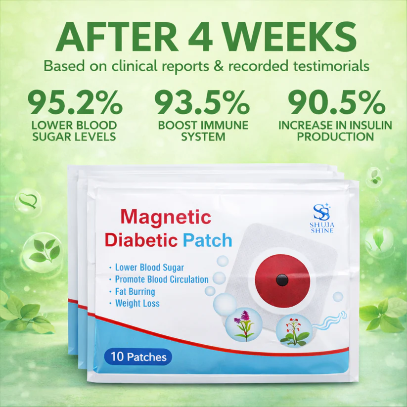 Blood Magnetic Sugar control Patches Buy 1 Get1 Free (10+10) - Image 4