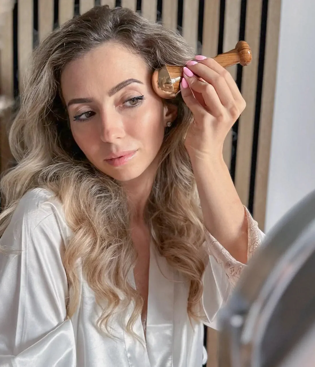 Kansa Wand 2-in-1 Ayurvedic Massager – Face, Body & Foot | 100% Bronze - Image 5