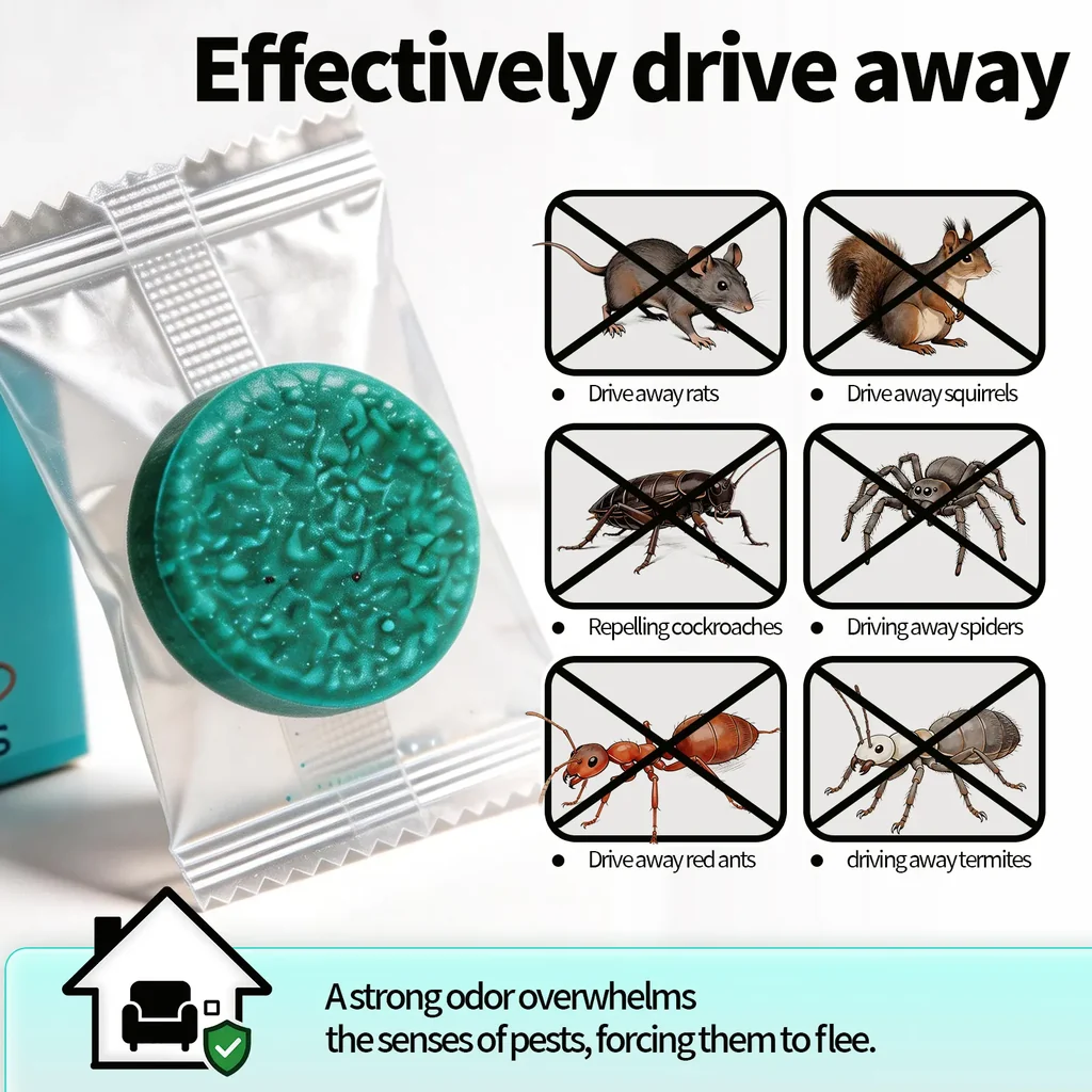 Professional Strong Mouse Control Bait - Fast Action Bait for Indoor/Outdoor Control (Pack of 10 Tablets) - Image 6
