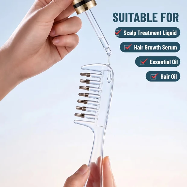 2 in 1 Scalp Massage & Hair Care Comb - Image 2