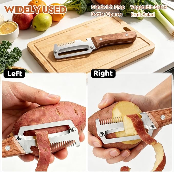 3 IN 1 Ultra Sharp Vegetable Peeler & Cutter - Image 6
