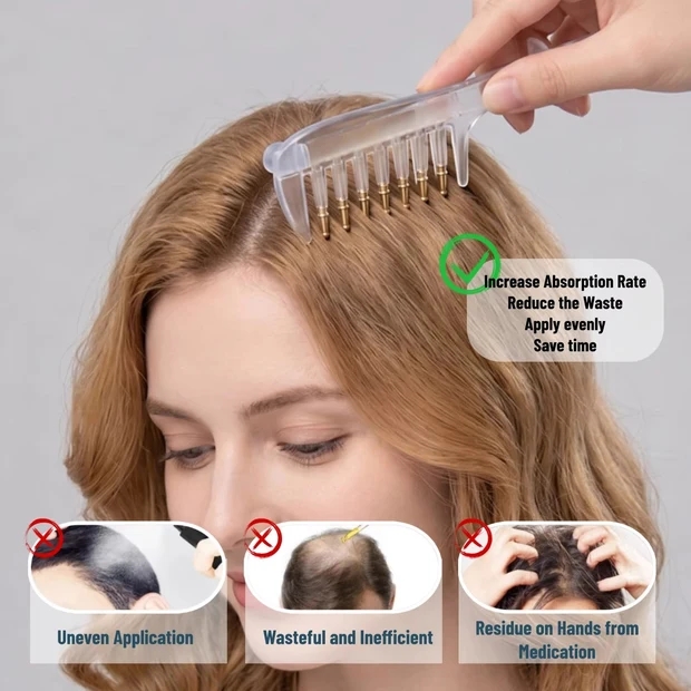 2 in 1 Scalp Massage & Hair Care Comb - Image 4