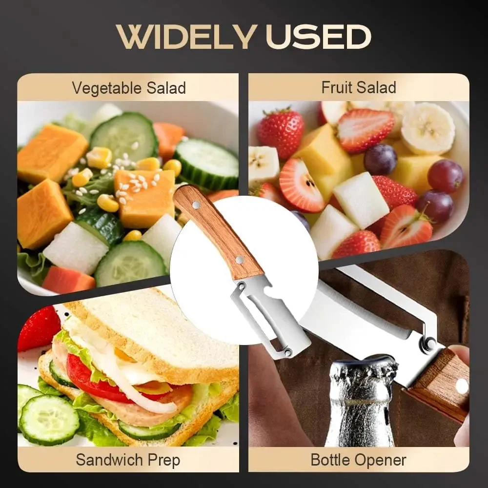 3 IN 1 Ultra Sharp Vegetable Peeler & Cutter - Image 3
