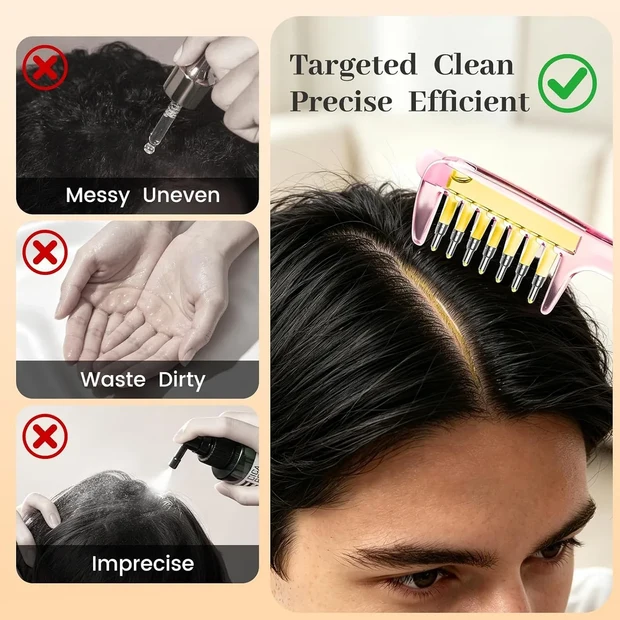 2 in 1 Scalp Massage & Hair Care Comb - Image 11
