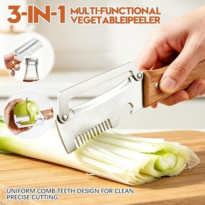 3 IN 1 Ultra Sharp Vegetable Peeler & Cutter - Image 12