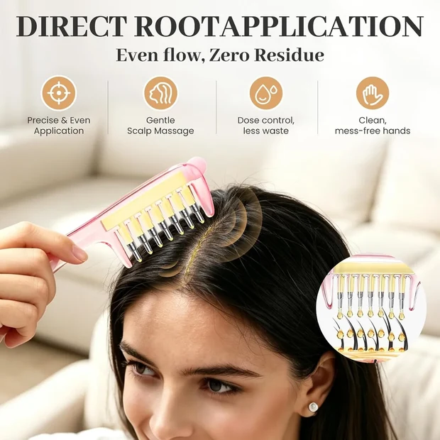 2 in 1 Scalp Massage & Hair Care Comb - Image 10