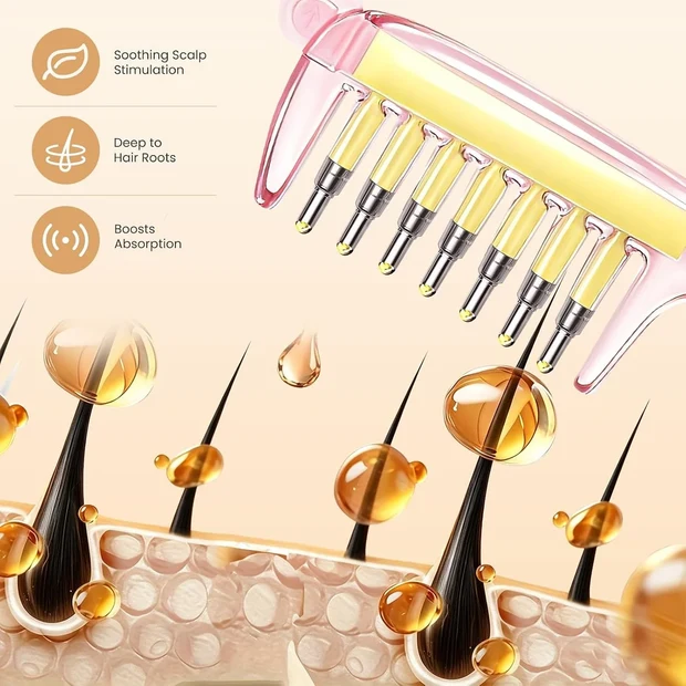 2 in 1 Scalp Massage & Hair Care Comb - Image 9