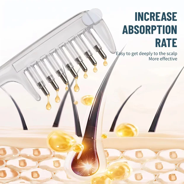 2 in 1 Scalp Massage & Hair Care Comb - Image 8