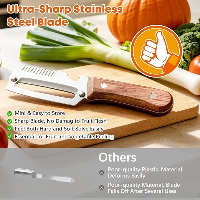 3 IN 1 Ultra Sharp Vegetable Peeler & Cutter - Image 8