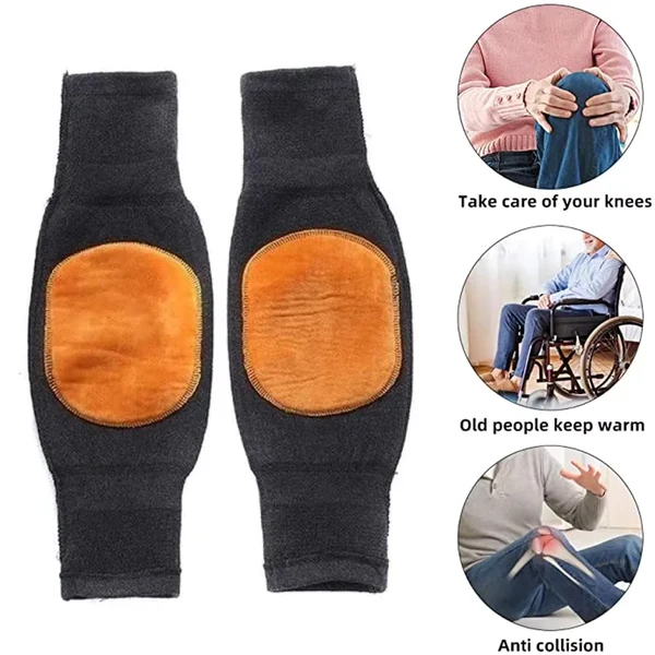 2 Piece UltraSoft Thick Warm Wool Kneepad for Women Men - Image 10