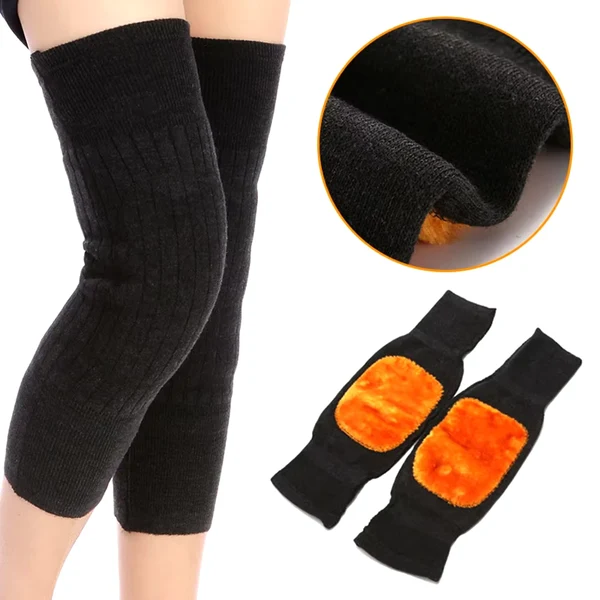 2 Piece UltraSoft Thick Warm Wool Kneepad for Women Men - Image 9