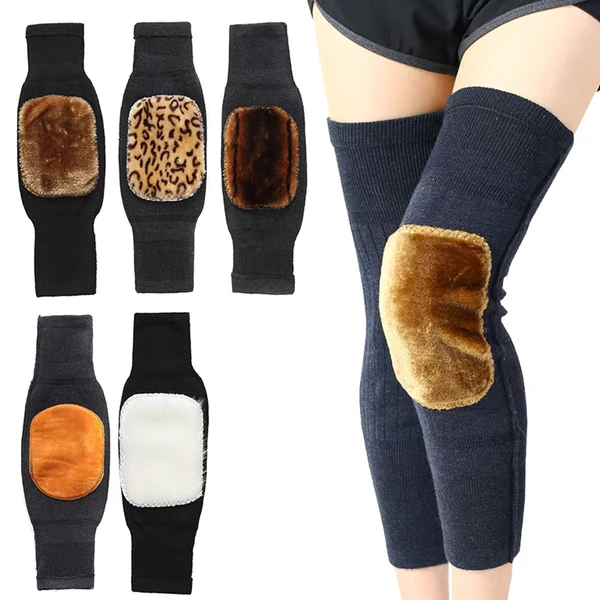 2 Piece UltraSoft Thick Warm Wool Kneepad for Women Men - Image 4